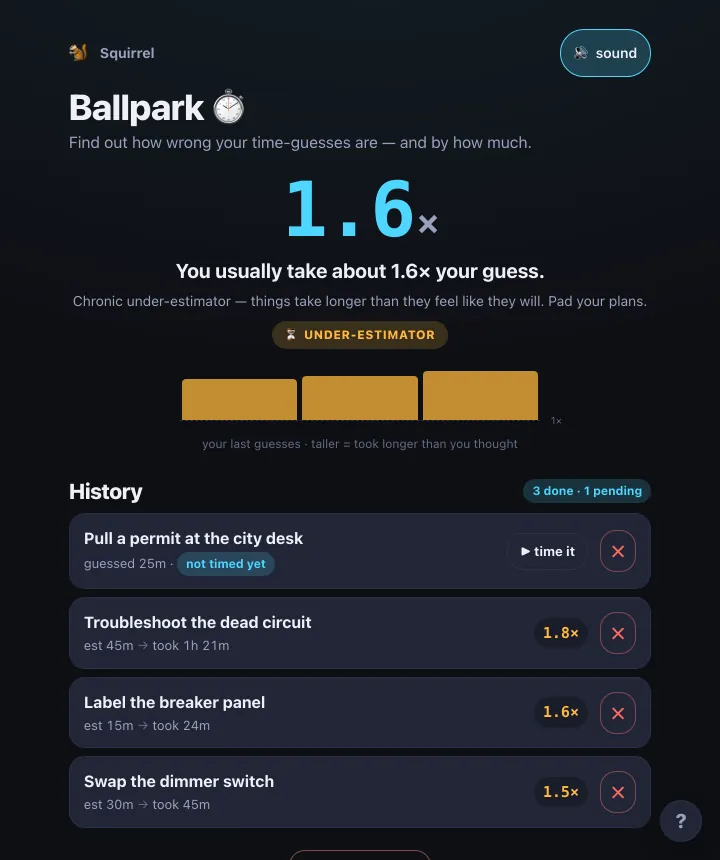 Ballpark screenshot