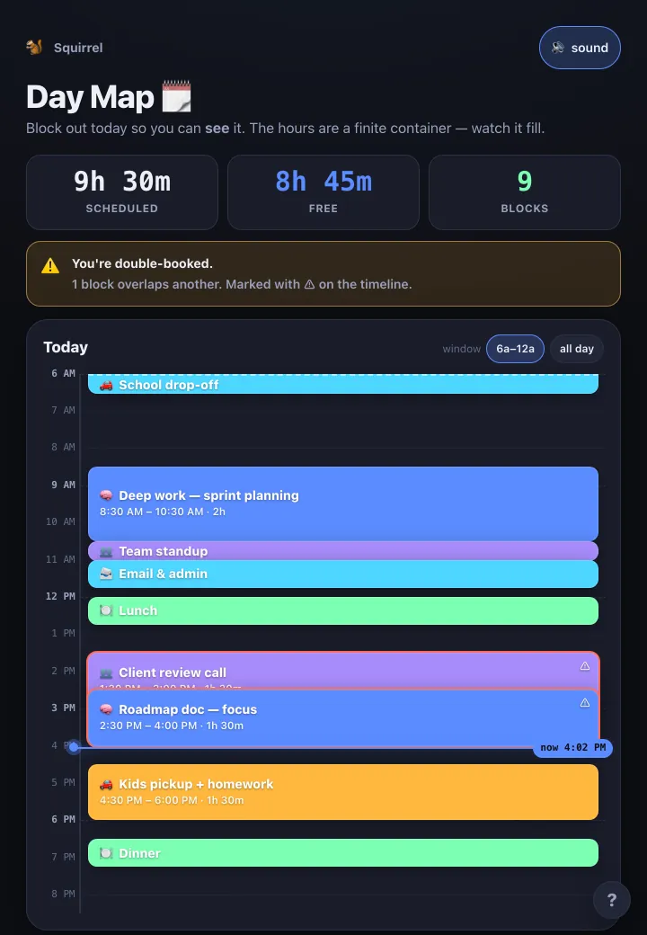 Day Map screenshot