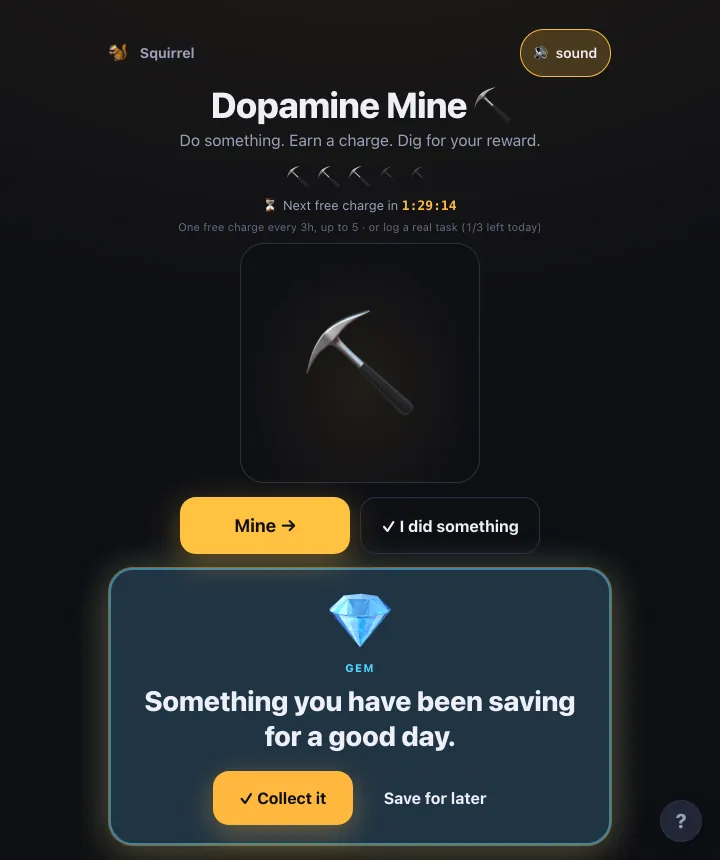 Dopamine Mine screenshot