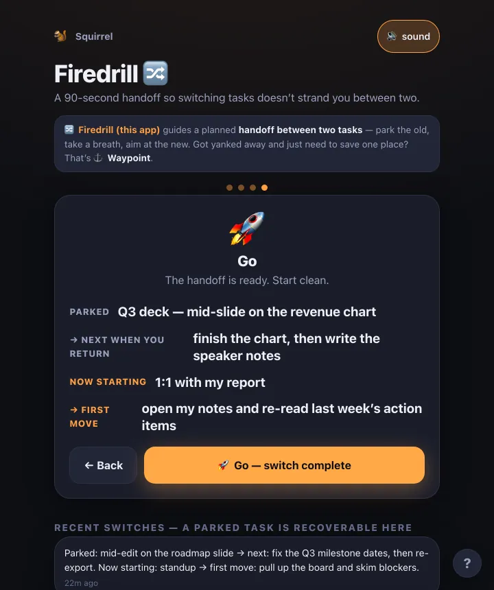 Firedrill screenshot