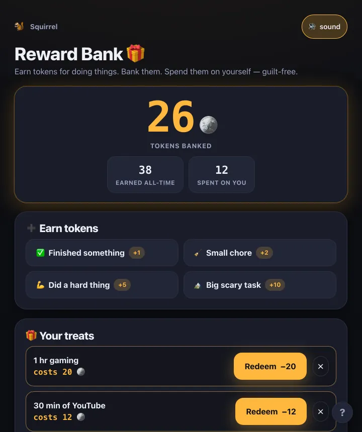 Reward Bank screenshot